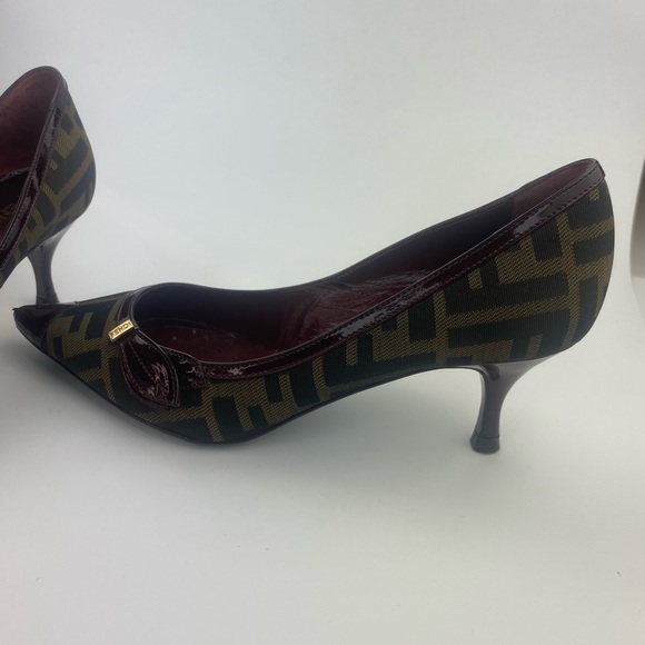 Fendi Monogram Kitten Heels - Picture 10 of 10